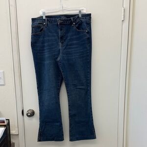 Time and Tru Dark Blue Bootcut Jeans Size 18